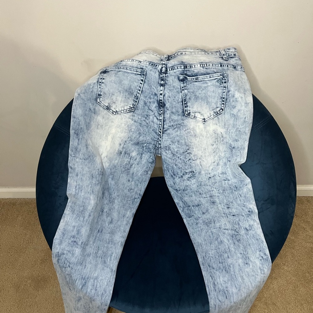 Acid Wash Denim Jeans